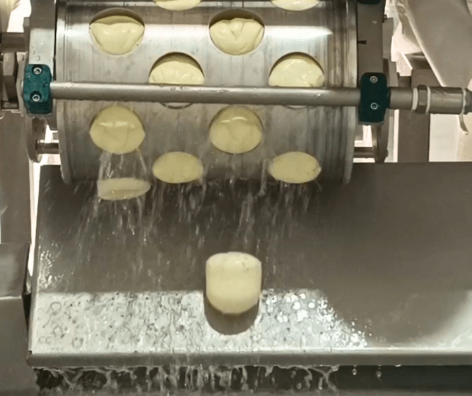 producción de mozzarella